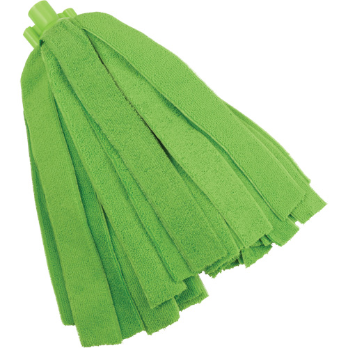 Socket Mop, Green, Microfibre, Cut Style Pryde Industrial Inc.