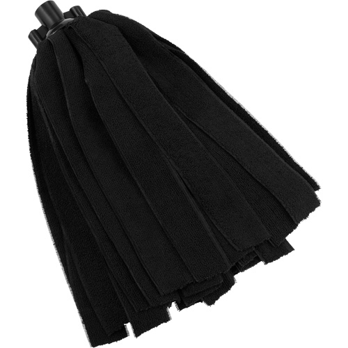 Socket Mop, Black, Microfibre, Cut Style Pryde Industrial Inc.
