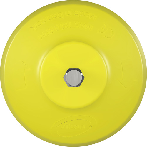 HyDrive Round Drill Brush, Extra Stiff Bristles, 3-1/10" Long, Yellow Pryde Industrial Inc.