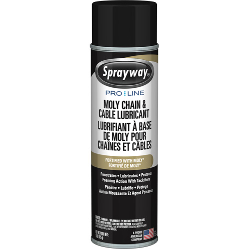Pro Line Moly Chain & Cable Lubricant, Aerosol Can Pryde Industrial Inc.