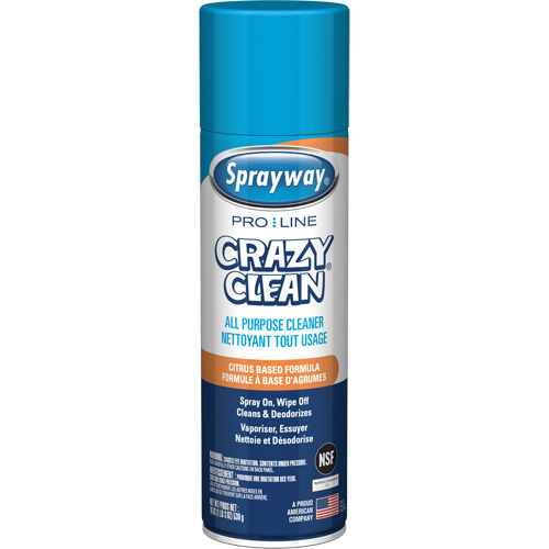 Pro Line Crazy Clean&reg; All Purpose Cleaner, 19 oz., Aerosol Can Pryde Industrial Inc.