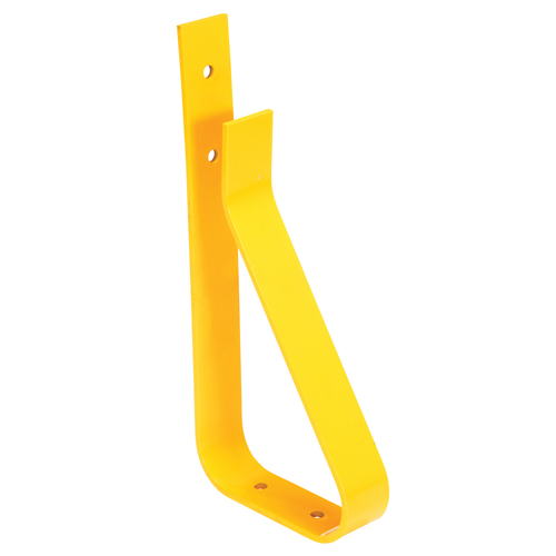 Rail Post, Steel, 10-3/4" L x 24" H, Yellow Pryde Industrial Inc.