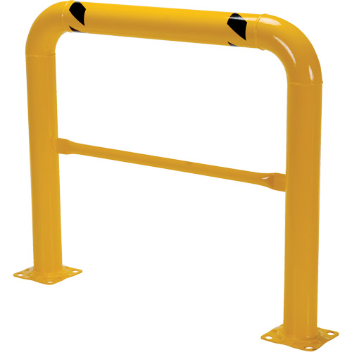 High Profile Machinery Guards, 4' W x 3.5' H, Yellow Pryde Industrial Inc.