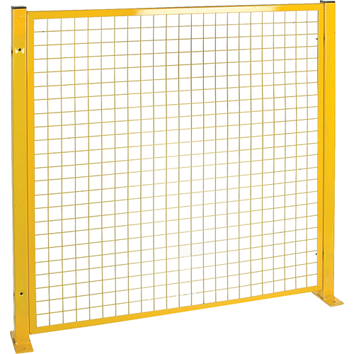 Perimeter Guards, 4.125' H x 2" W, Yellow Pryde Industrial Inc.