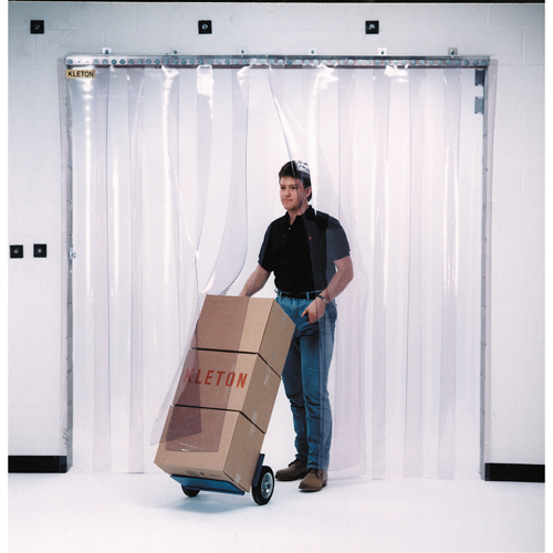 Strip Curtain Doors, 5' x 8' Door Opening, 8" Strip Width, 0.080" Strip Thickness Pryde Industrial Inc.