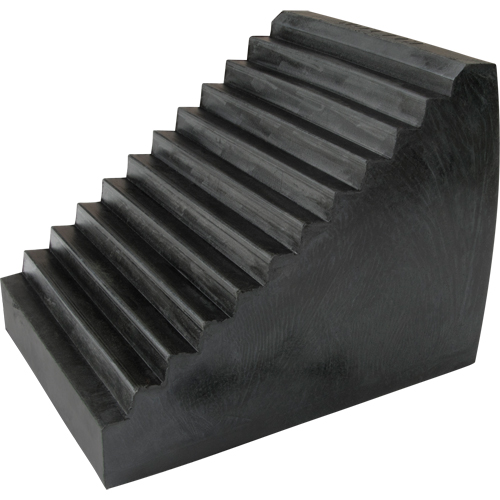 Cale de roue, 9-1/2" x 6-1/2" x 7-1/2", Noir Pryde Industrial Inc.