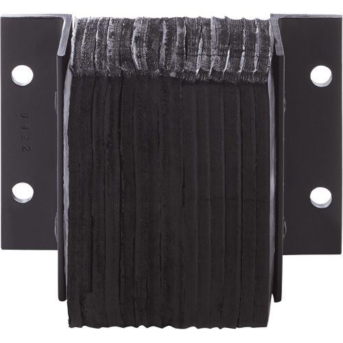 Laminated Dock Bumpers, Horizontal, Rubber, 12" W x 9" D x 12" H Pryde Industrial Inc.