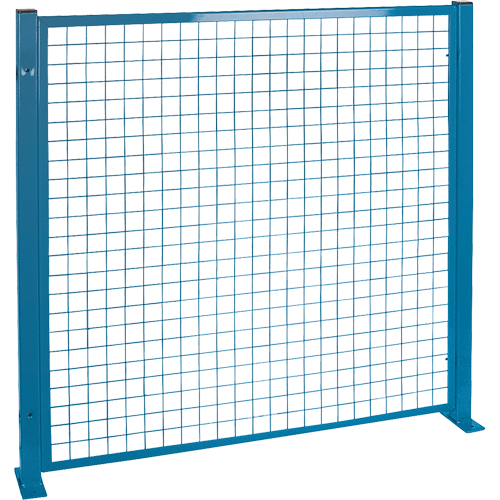 Protecteurs de p&eacute;rim&egrave;tre - Style treillis m&eacute;tallique, 4' h x 4' la, Bleu Pryde Industrial Inc.