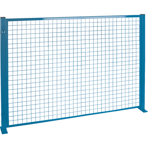 Protecteurs de p&eacute;rim&egrave;tre - Style treillis m&eacute;tallique, 4' h x 8' la, Bleu Pryde Industrial Inc.