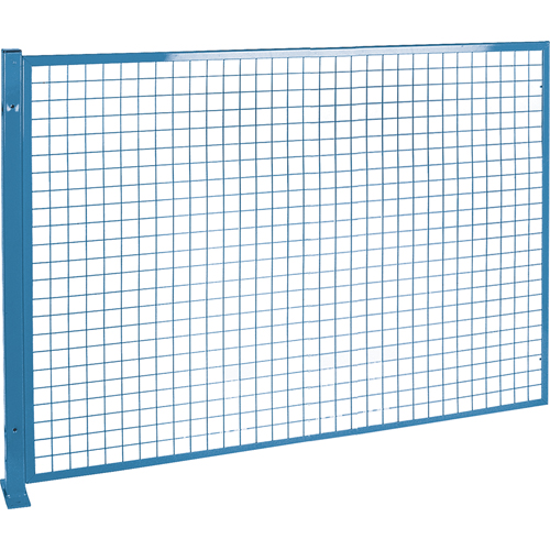 Perimeter Guards - Mesh Style, 4' H x 8' W, Blue Pryde Industrial Inc.
