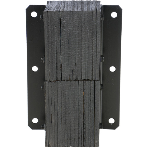 Butoir de quai lamell&eacute;, Vertical, Caoutchouc, 13-1/4" la x 4-1/2" p x 20" h Pryde Industrial Inc.