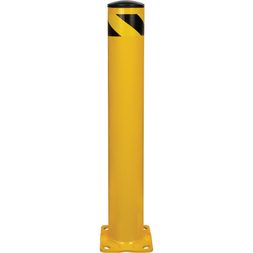 Butoir de s&eacute;curit&eacute;, Acier, 36" h x 5-1/2" la, Jaune Pryde Industrial Inc.