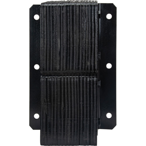 Laminated Dock Bumpers, Vertical, Rubber, 11" W x 6" D x 20" H Pryde Industrial Inc.