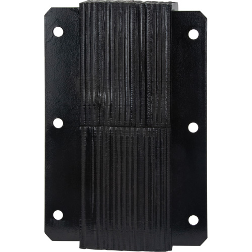 Laminated Dock Bumpers, Vertical, Rubber, 11" W x 6" D x 20" H Pryde Industrial Inc.