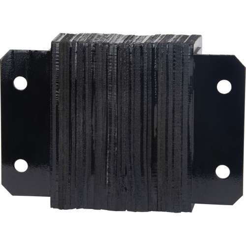 Butoirs de quai lamell&eacute;s, Horizontal, Caoutchouc, 12" la x 4" p x 10" h Pryde Industrial Inc.