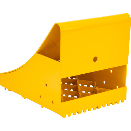 Ice Chocks, Steel, Yellow, 8-1/16" W x 10-5/8" D x 8-13/16" H Pryde Industrial Inc.