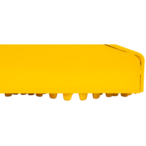 Ice Chocks, Steel, Yellow, 8-1/16" W x 10-5/8" D x 8-13/16" H Pryde Industrial Inc.