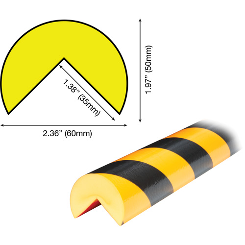 A Plus Profile 1M Corner Protection Bumper Guard Pryde Industrial Inc.