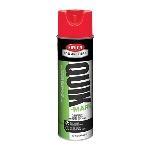 Industrial Quik-Mark Water-Based Overhead Marking Paint, 17 oz., Aerosol Can Pryde Industrial Inc.