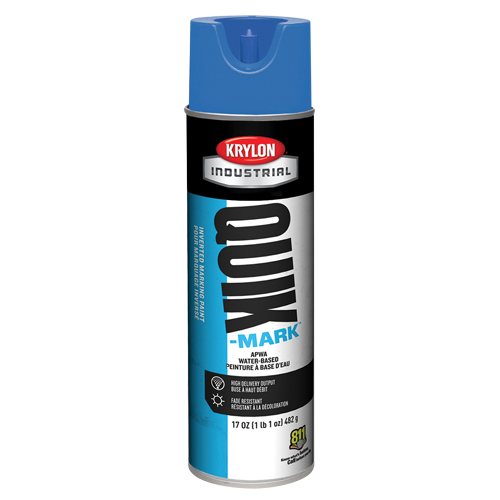 Industrial Quik-Mark Water-Based Inverted Marking Paint, 17 oz., Aerosol Can Pryde Industrial Inc.