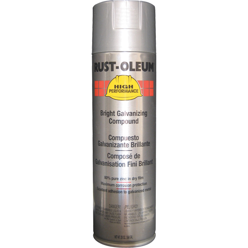 Bright Galvanizing Compound Spray, Aerosol Can Pryde Industrial Inc.