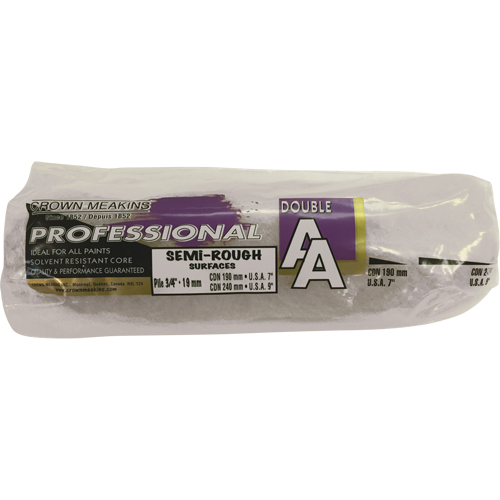 Professional AA Synthetic Paint Roller Cover, 19 mm (3/4") Nap, 240 mm (9-1/2") L Pryde Industrial Inc.