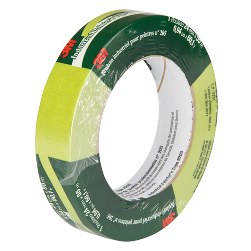Painter's Masking Tape 205, 24 mm (1") x 55 m (180'), Green Pryde Industrial Inc.