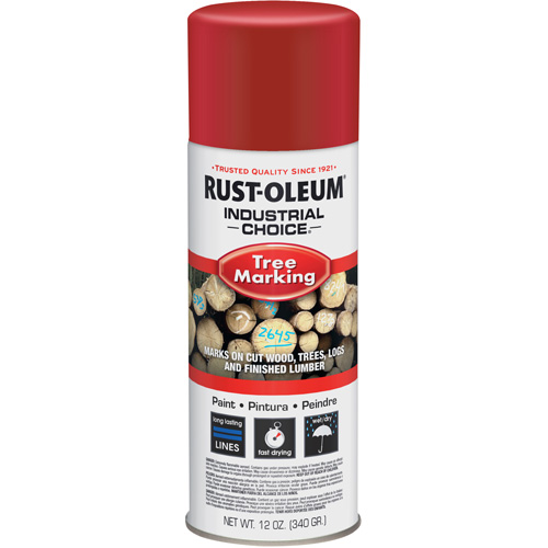Peinture pour le marquage des arbres Industrial Choice T1600, Rouge, 16 oz Pryde Industrial Inc.