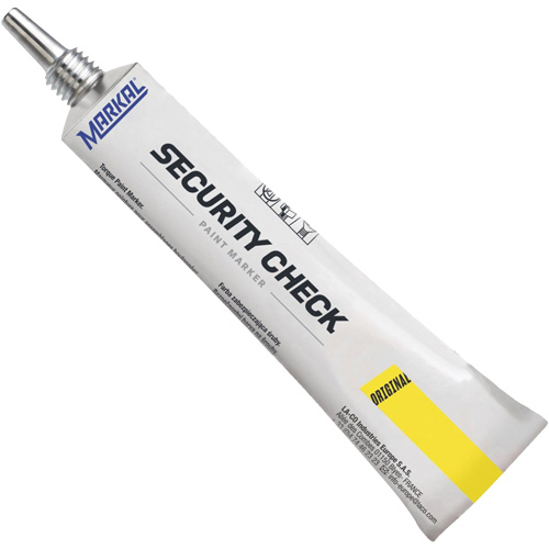 Marqueur de peinture de contr&ocirc;le de s&eacute;curit&eacute;, 1,7 oz, Tube, Jaune Pryde Industrial Inc.