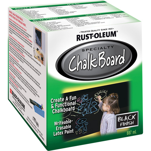 Peinture pour tableau noir, 877 ml, Canette, Noir Pryde Industrial Inc.
