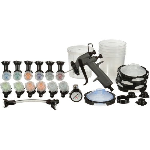 Performance Industrial Spray Gun System, 1/4" NPT Air Inlet, 13 CFM, Tankless Capacity, 145 PSI Pryde Industrial Inc.