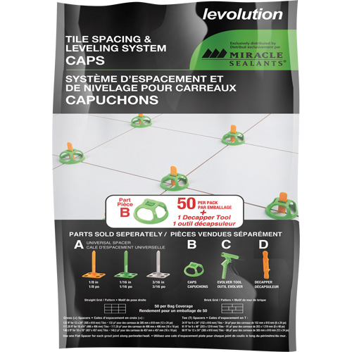 Miracle Sealants&reg; Levolution Universal Caps Pryde Industrial Inc.