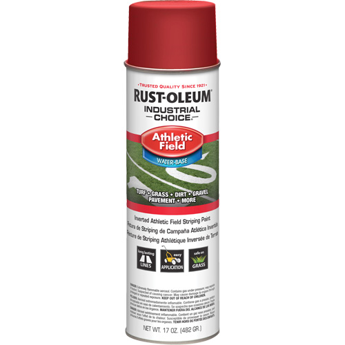 Peinture de lignage pour terrains de sport AF1600, Rouge, Canette a&eacute;rosol Pryde Industrial Inc.
