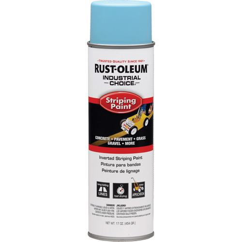 S1600 System Inverted Striping Paint, Blue, Aerosol Can Pryde Industrial Inc.