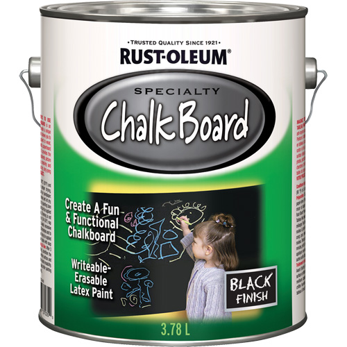 Peinture sp&eacute;cialis&eacute;e pour tableau noir, 3,78 L, Gallon, Noir Pryde Industrial Inc.