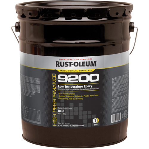 9200 System Low Temperature Epoxy Base, Blue, 4 gal., Pail Pryde Industrial Inc.