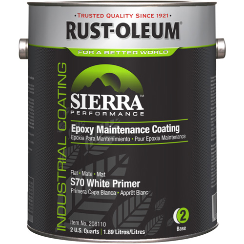 Sierra Performance S70/S71 Water-Based Epoxy Acrylic Primer Base, Gallon, White Pryde Industrial Inc.
