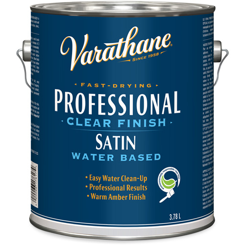 Varathane&reg; Professional Finish, 3.78 L, Clear, Satin Pryde Industrial Inc.