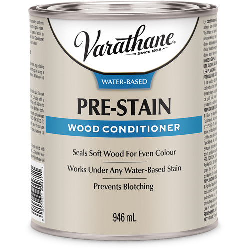 Conditionneur de bois &agrave; base d'eau de premi&egrave;re qualit&eacute; Varathane, 946 ml, Transparent, Transparent Pryde Industrial Inc.