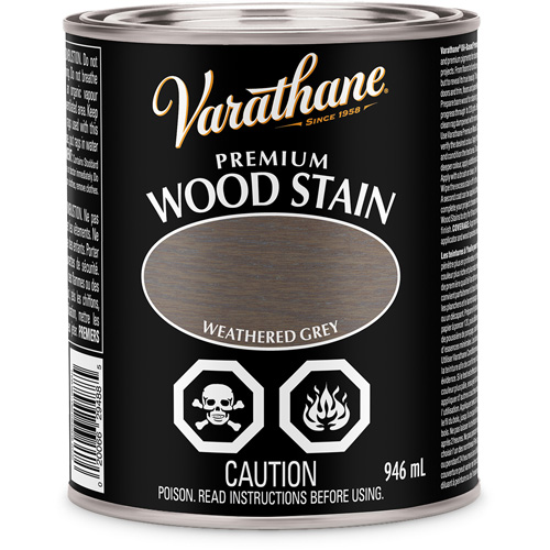 Varathane&reg; Premium Wood Stain, 946 ml, Weathered Grey Pryde Industrial Inc.