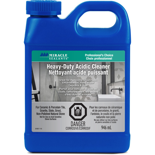 Nettoyant acide puissant Miracle Sealants, Cruche Pryde Industrial Inc.