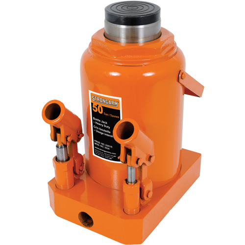 352A Bottle Jack, 50 tons, Manual Hydraulic, 19-3/4" Raised Height Pryde Industrial Inc.
