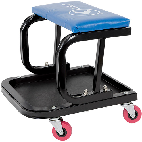 JMS-641A Mechanic's Roller Seat, Vinyl, Blue, 300 lbs. Capacity Pryde Industrial Inc.