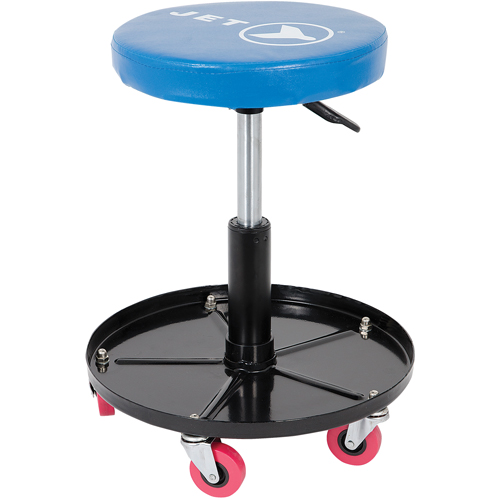 JMS-642A Adjustable Mechanic's Roller Seat, Vinyl, Blue, 300 lbs. Capacity Pryde Industrial Inc.