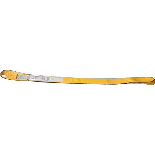 &eacute;lingues de levage en polyester, Pli Double, Oeillets renvers&eacute;s, Type 4, 4" la x 3' lo, Capacit&eacute; verticale 11000 lb Pryde Industrial Inc.
