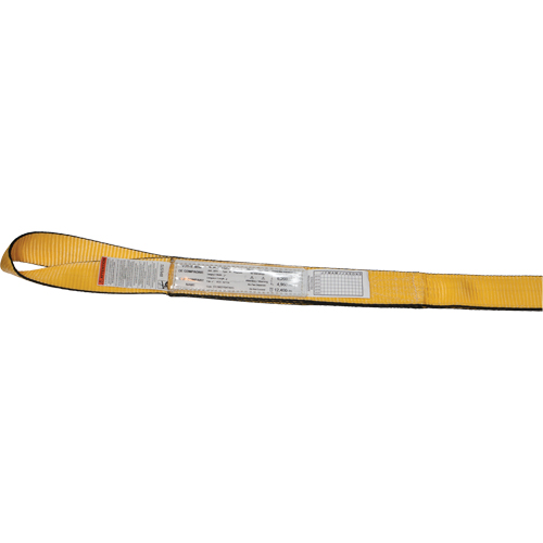 &eacute;lingues de levage en polyester, Pli Double, Oeillets renvers&eacute;s, Type 4, 4" la x 3' lo, Capacit&eacute; verticale 11000 lb Pryde Industrial Inc.
