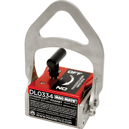 Aimants Dynamic Lift, Capacit&eacute; de retenue 334, 6-1/2" lo x 4" la x 9-1/4" h Pryde Industrial Inc.