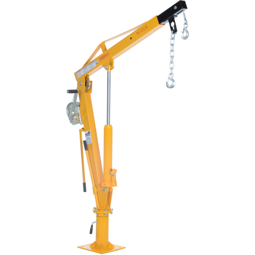 Winch Operated Truck Jib Crane, 1000 lbs. (0.5 tons) Capacity, 86-1/2" Max. Clearance Pryde Industrial Inc.