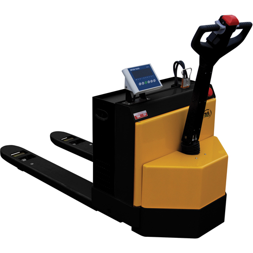 Fully Powered Electric Pallet Truck With  Scale, 4500 lbs. Cap., 48" L x 30.25" W Pryde Industrial Inc.