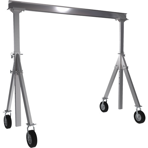 Grue-portique ajustable en aluminium, 10' lo, Capacit&eacute; 1500 lb (0,75 tonne) Pryde Industrial Inc.